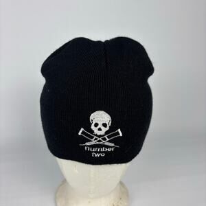 Jackass Number Two Skull Cap Black 2006 MTV Beanie